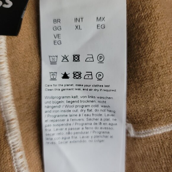 Boss Hugo Boss Wool Cotton Blend Cream Joggers Pants - Picture 14 of 16